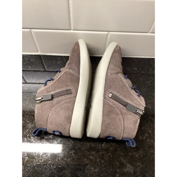UGG Unisex Kids Lace Up Toddler Zip‎ Kristian Suede Boots Brown/gray Size 11 - Picture 8 of 10